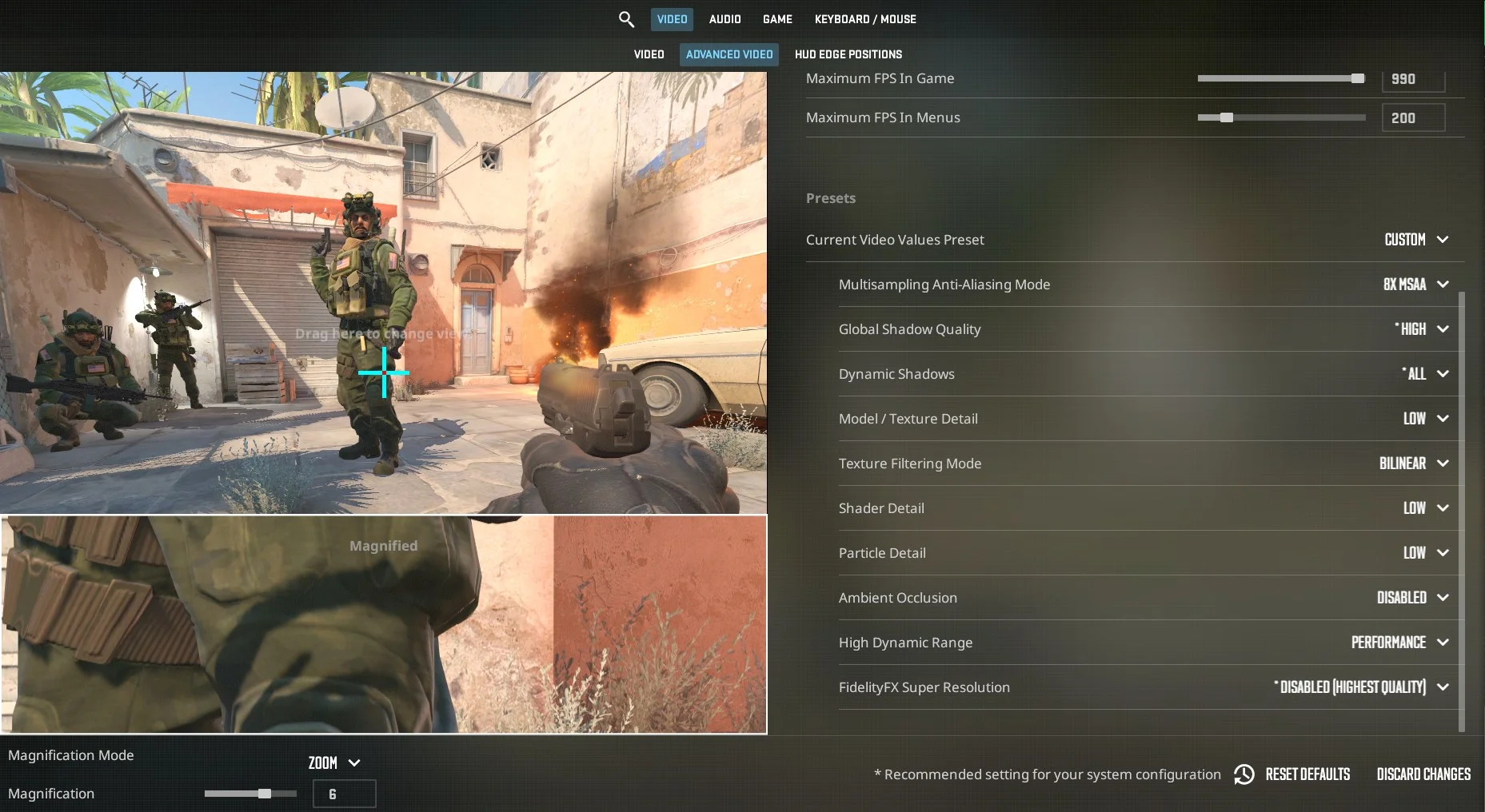 m0nesy cs2 settings video