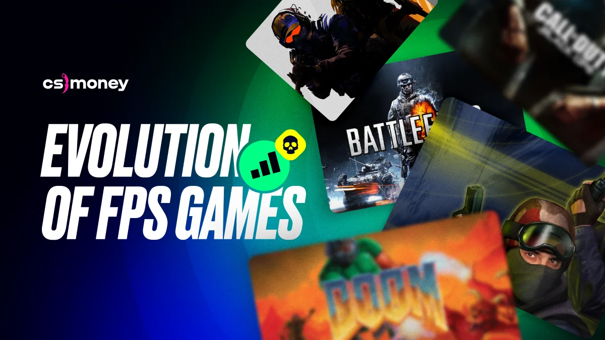 evolutions of fps shooter games cs2 cod bf hl doom halo